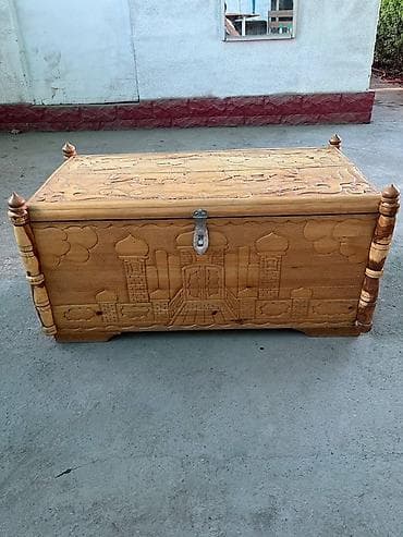 сундуки для приданого: Сундук, Б/у, Другое назначение, Дерево, Самовывоз, цвет - Коричневый — 3