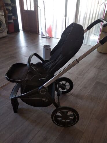 отдам даром прогулочную коляску: Коляска, цвет - Черный, Б/у — 10