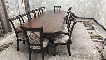 small table: Стол и стул для зала, цвет - Коричневый — 1