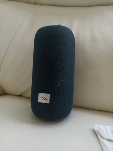 калонка блютус: Портативная Bluetooth-колонка Hoco в темно-синем текстильном корпусе — 2