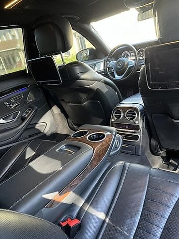 обмен на цивик: Mercedes‑Benz S‑Class (W222) в аренду с водителем ~Интерьер и комфорт — 3