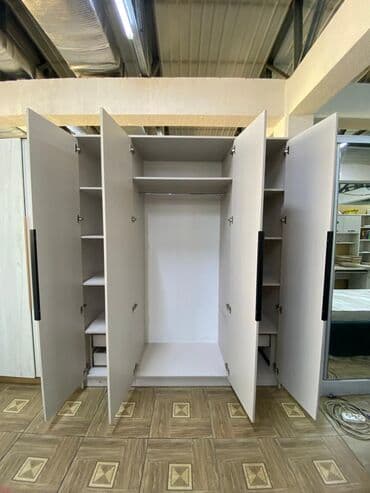 шифонеры в рассрочку: Шкаф для одежды, Новый, Прямой, ЛДСП — 12