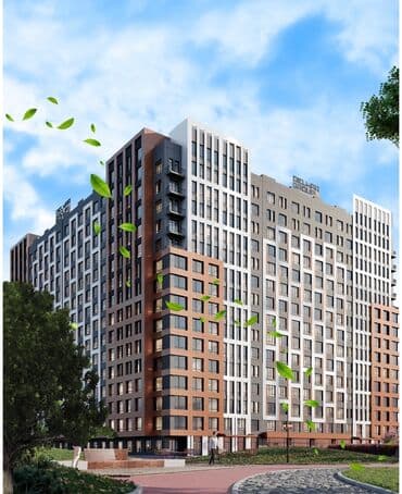 2 бөлмө, 47 м², Элитка, 14 кабат, ПСО (өзү оңдоп түзөтүп бүтүү үчүн)