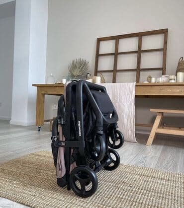 прогулочные коляски easygo virage: Коляска, цвет - Розовый, Б/у — 9