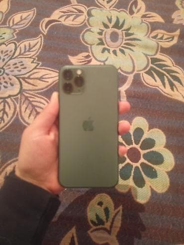 IPhone 11 Pro, Б/у, 256 ГБ, Зеленый, Чехол, 81 %