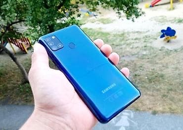 sony 4k: Samsung Galaxy A21S, Б/у, 128 ГБ, цвет - Синий, 1 SIM, 2 SIM, eSIM — 8