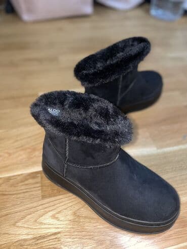 купить рабочие сапоги с утеплителем: Сапоги, 38.5, Aldo, Новый, цвет - Черный, Самовывоз, Бесплатная доставка — 5