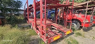 коневоз прицеп: Прицеп, Special trailer, Сar carrier trailer, Б/у — 2