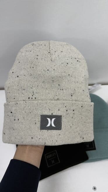 шапка тёплое: Шапки-бини брендов Calvin Klein, Hurley и Champion Мужские/женские 💯 — 3