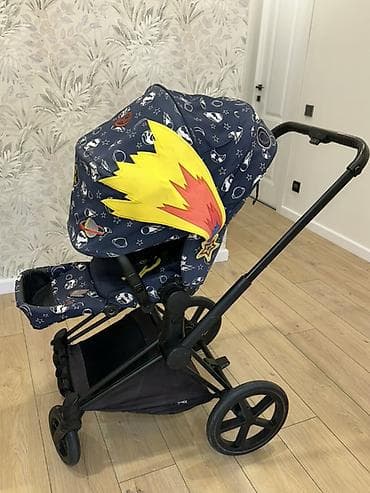 cynebaby коляска: Детская прогулочная коляска с космическим принтом Cybex - Легкая рама — 1