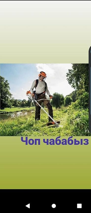 Клининговые услуги: Уборка территории, Стрижка газона — 1