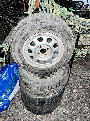 Дөңгөлөктөр монтажда 185 / 70 / R 14, Кыш, Колдонулган, Комплект, Жеңил унаалар, Темир, тешиктери - 4