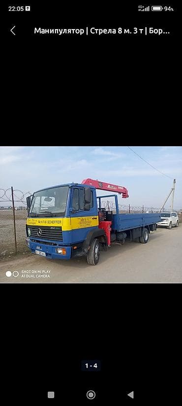 услуга манипулятора: Стрела 10 м, 3 т, Борт 8 кг — 1