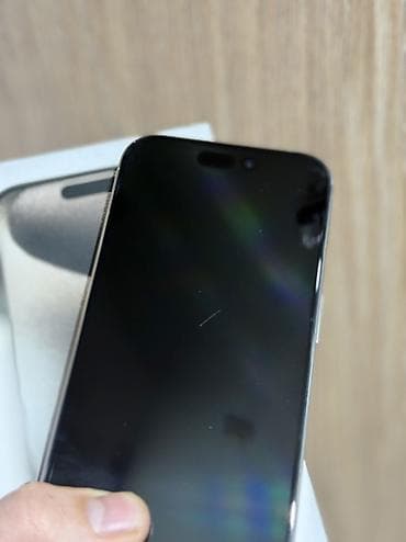 ТВ жана Видео: IPhone 15 Pro, Колдонулган, 256 ГБ, Natural Titanium, Куту, 87 % — 4