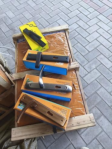 ручки для мебели: Дверная ручка, Для входных дверей, Металлические, Без установки, Новый — 2