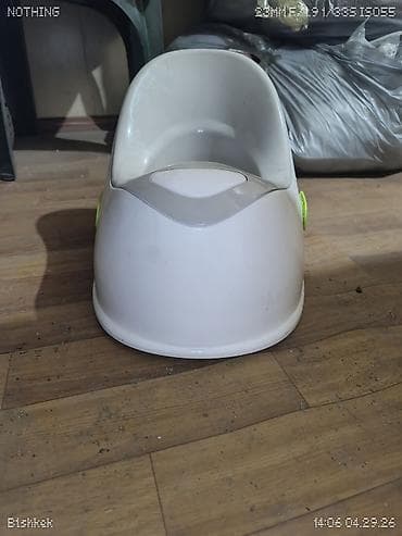 Балдардын гигиенасы жана камкордук: Детский горшок со спинкой - Эргономичная высокая спинка для удобной — 4