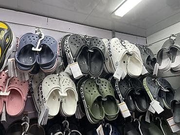 крокс шлепки мужские: Сабо, 32, 33, 34, Crocs, Новый, цвет - Белый, Бесплатная доставка — 5