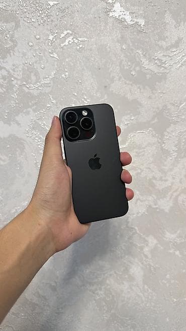 IPhone 15 Pro, Б/у, 256 ГБ, Black Titanium, 83 % at lalafo.kg IPhone 15 Pro, Б/у, 256 ГБ, Black Titanium, 83 %