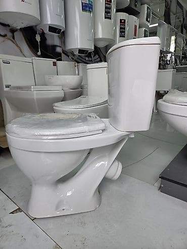 Унитаз Напольный, Материал: Фарфор