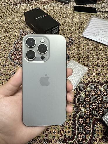 IPhone 15 Pro, Новый, 256 ГБ, Natural Titanium at lalafo.kg IPhone 15 Pro, Новый, 256 ГБ, Natural Titanium