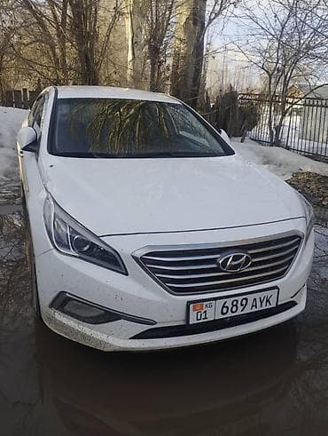 белый byd e5: Hyundai Sonata: 2019 г., Автомат, Бензин, Седан — 1