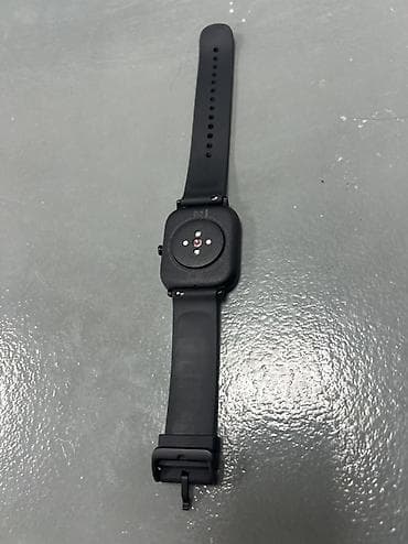 mi9 t pro: Смарт-часы с прямоугольным экраном и черным силиконовым ремешком — 2