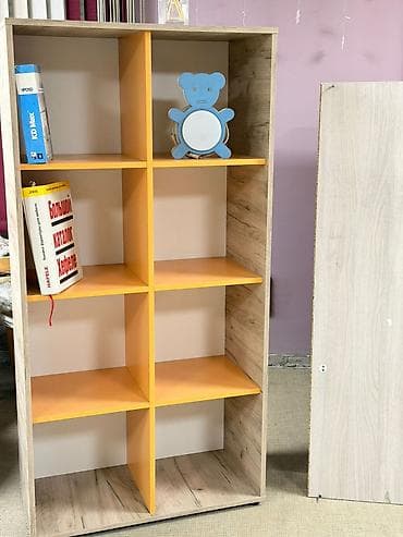 стеллаж в комнату: Книжный шкаф, Новый, ЛДСП — 8