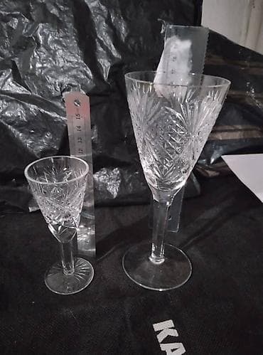 Бакча эмереги: Продам Хрустальные фужеры и рюмки на ножке. Чешский хрусталь Bohemya — 3