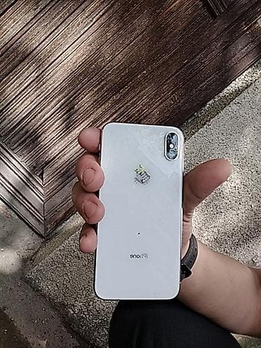iphone 2g: IPhone X, Б/у, 64 ГБ, Белый, Зарядное устройство, 100 % — 1