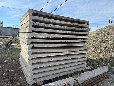 Каменные заборы: Плита бетон заборная — 1