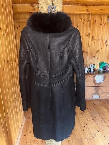 Айымдардын кийими: Дублёнка, Классикалык модель, Тизеден, XS — 3