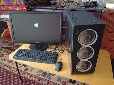 компьтер игровой: Компьютер, ядер - 8, ОЗУ 8 ГБ, Игровой, Б/у, Intel Core i3, HDD — 2