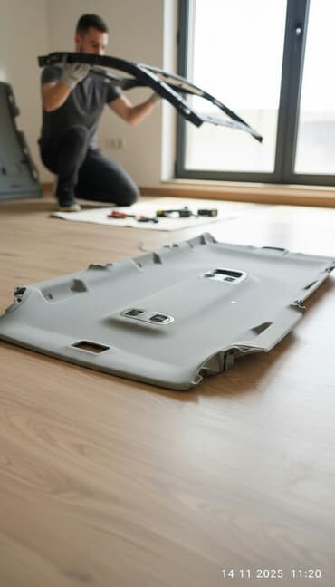 устройство сигнализации: Обшивка потолка Honda 2002 г., Б/у, Оригинал, Япония — 1