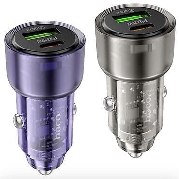 usb lightning: Автомобильное зарядное устройство Hoco Z52 (Crystal Mini), 38 Вт - — 2