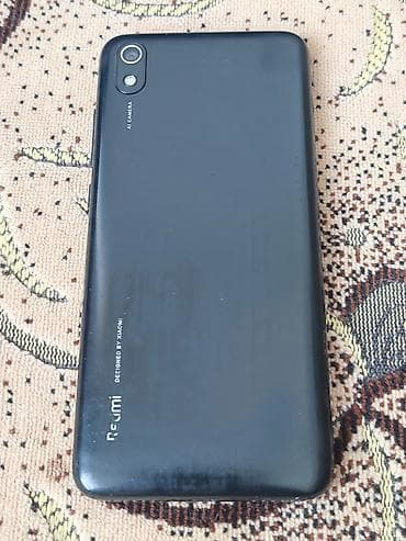 Техника и электроника: Redmi, Redmi 7A, Б/у, 32 ГБ, цвет - Черный, 2 SIM — 2