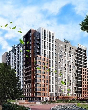 Квартиры: 1 комната, 49 м², Тунгуч мкр Элитка, 6 этаж, ПСО (под самоотделку) — 6