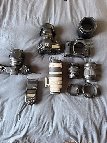 Фотонабор: беззеркальная камера Sony a7 3 и зеркальная система Canon