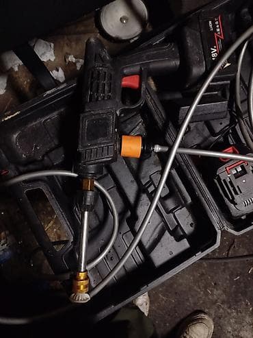 аккумуляторные пилы: Аккумуляторная мойка высокого давления (портативная) Комплектация по — 4