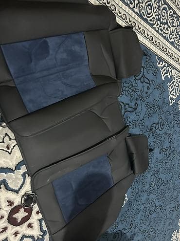 ткань авто: Чехлы С подушкой, цвет - Синий, Б/у, Самовывоз, Платная доставка — 8