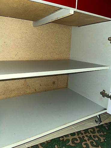 Таңгактоо товарлары: Ашкана гарнитуру, түсү - Кызыл, ДСП — 3