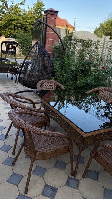 купить бу теннисный стол: Бакча үстөлү Ротанг, Өзү алып кетүү — 11