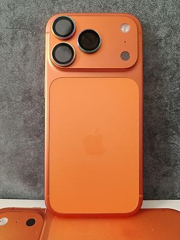 IPhone 17 Pro, Б/у, 256 ГБ, Оранжевый, Коробка, 100 %