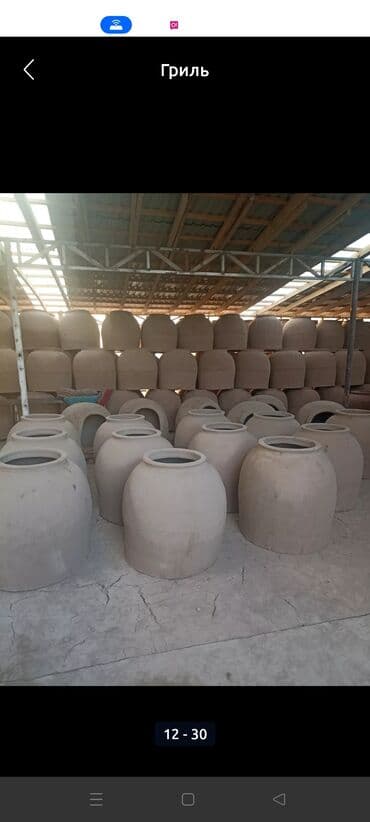 Шкафы для трансформатора: Большой керамический тандыр, предназначенный для приготовления — 1