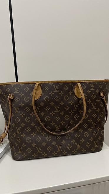 Золотые украшения: Сумки-шопперы (2 шт.) 1) Шоппер в стиле Monogram - Цвет: коричневый с — 2