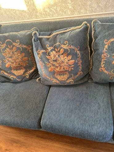 удобный диван: Прямой диван, Трехместный — 7