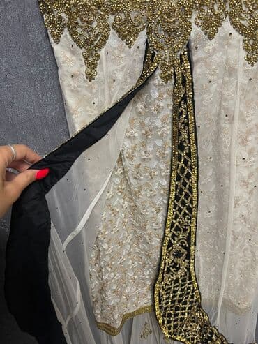 платье для беременных из фатина: Вечернее платье, Русалка, Длинная модель, Вискоза, Без рукавов, Камни, M — 6