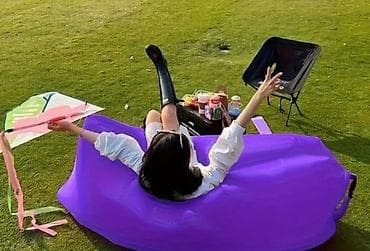 лотка надувная: Диван надувной Диванчик Диван быстрой установки Диван-шезлонг — 8