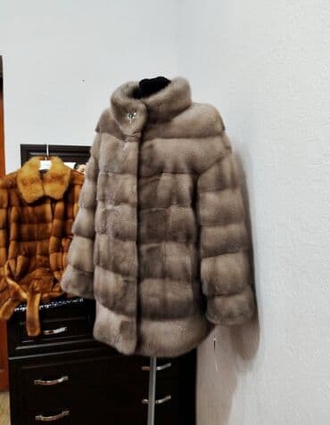 стильный купальник: Шуба, Норка, Короткая модель, Италия, XL — 3