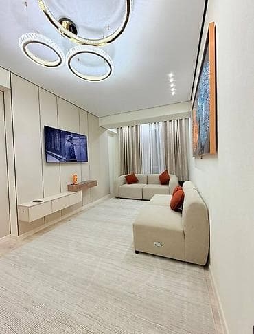 Батирлер: 2 бөлмө, 64 м², Бөкөнбаев/Үметалиев Элитка, 11 кабат, Дизайнердик оңдоо — 1