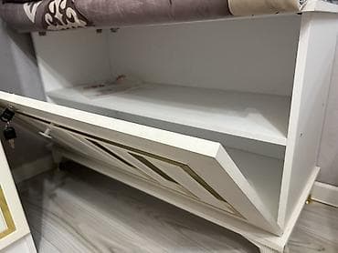 банкетки: Банкетка, Новый, С полками, Самовывоз, Платная доставка, цвет - Белый — 2